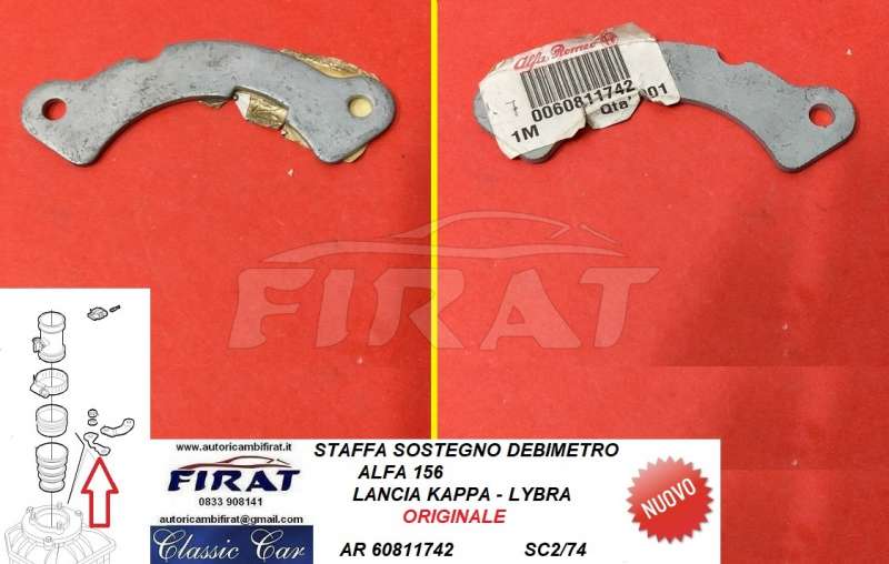 STAFFA DEBIMETRO ALFA 156 - LANCIA KAPPA-LYBRA (60811742)